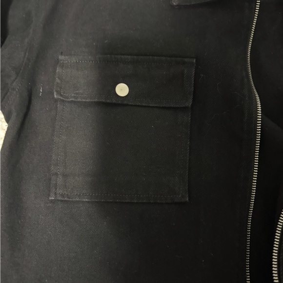 NWT Celebrity Pink Black Utility Jacket Size Large - Picture 8 of 8